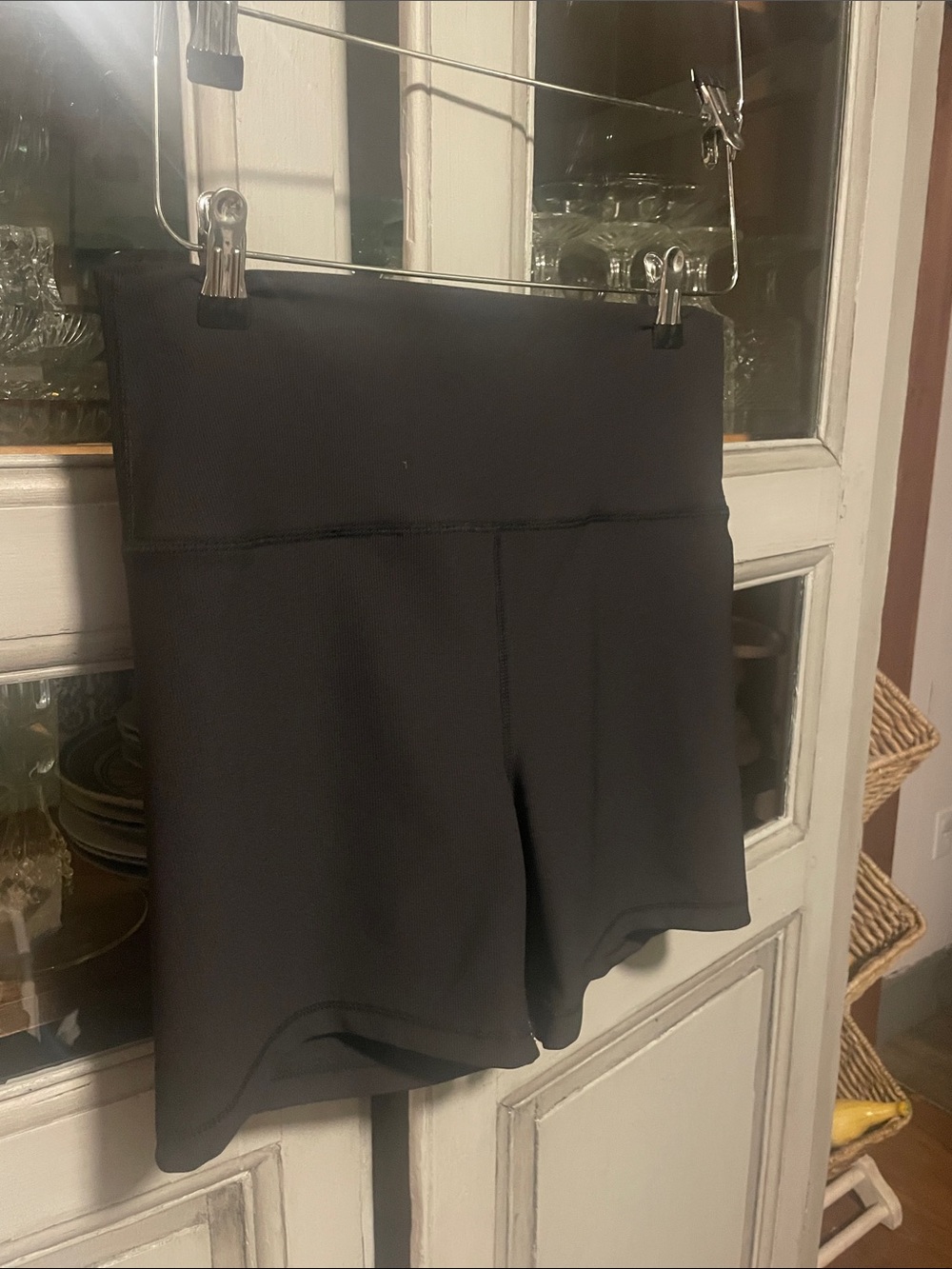 New never worn- Black High-Waist Active Shorts